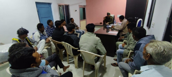 A public darbar was held by the police at Javar village