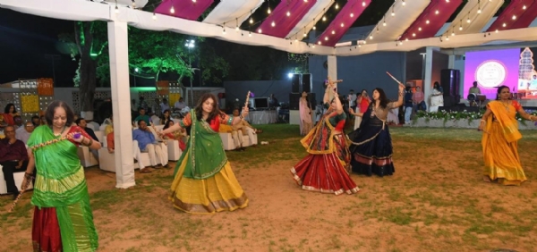 CM participated in the Navratri Raas Garba Mahotsav organized by IAS Wives Welfare Association in Gandhinagar.