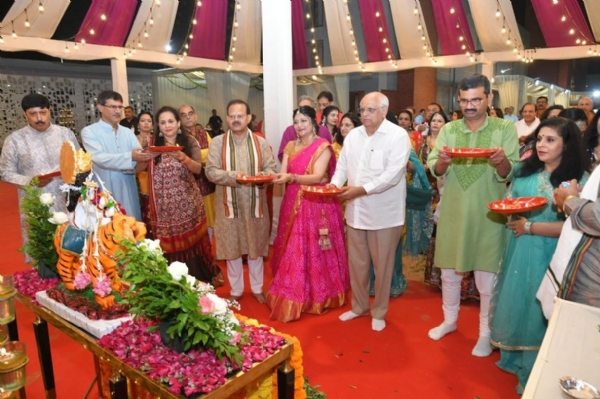 CM participated in the Navratri Raas Garba Mahotsav organized by IAS Wives Welfare Association in Gandhinagar.