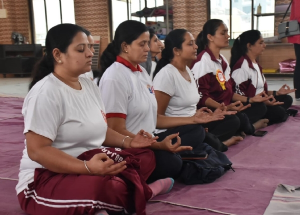 Gujarat State Yoga Board celebrated the first World Meditation Day in Morbi