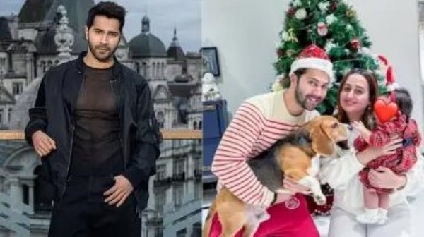 Varun Dhawan shared his daughters first glimpse on Christmas