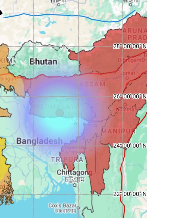 ભૂકંપ ગ્રસ્ત વિસ્તાર