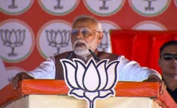 Narendra Modi gives victory mantra to Delhi BJP booth level workers