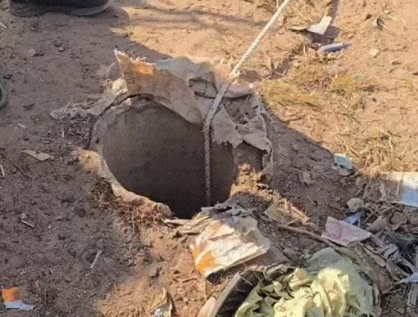 The girl who fell into the borewell was 60 feet away, but after escaping from the rescue equipment, she fell back into the borewell, now only 100 feet away.