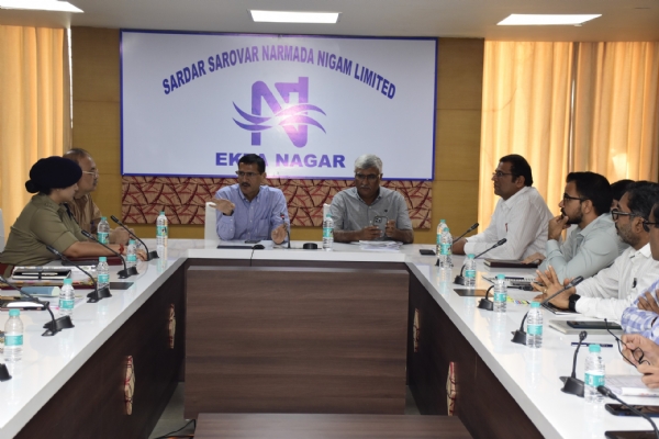 ગુજરાતના ચીફ સેક્રેટરી એકતાનગરની મુલાકાતે