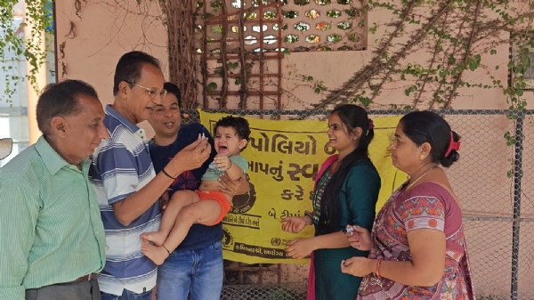 ગીર સોમનાથ પોલિયો નાબૂદી તરફ