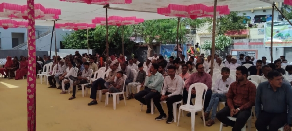 અમરદડ ગામે  રાજ્યસભા સાંસદ રામભાઈ મોકરિયાની ઉપસ્થિતિમાં વિકાસલક્ષી કાર્યક્રમ યોજાયો.