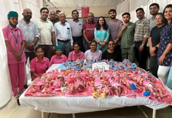 23 બાળકોનું જન્મ