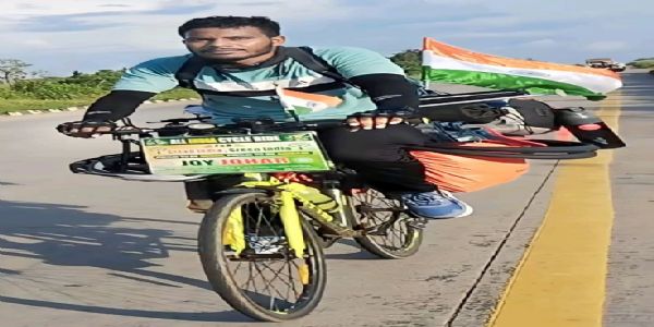 24 હજાર કિલોમીટરની સાયકલ યાત્રા પૂર્ણ કરીને, અમૃત કિસ્કુ ઘરે પરત ફર્યા