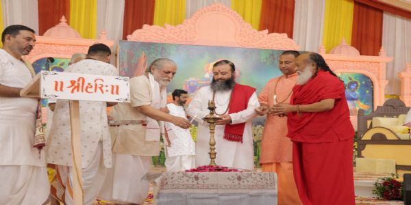 વાલિયામાં ભક્તિમય વાતાવરણમાં શ્રીમદ્દ ભાગવત મહાપુરાણ કથાનો પ્રારંભ