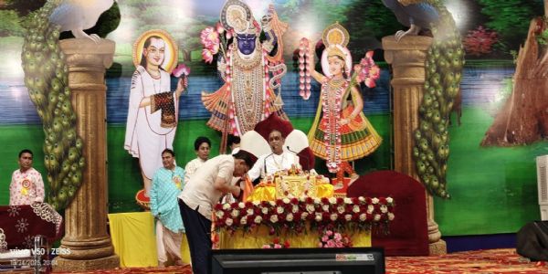 અમરેલીમાં સુવર્ણ મહોત્સવ પ્રસંગે અષ્ટોત્તરશત શ્રીમદ્ ભાગવત વચનામૃતમ, ધારાસભ્ય મહેશ કસવાલાની ઉપસ્થિતિ