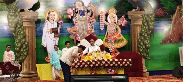 અમરેલીમાં સુવર્ણ મહોત્સવ પ્રસંગે અષ્ટોત્તરશત શ્રીમદ્ ભાગવત વચનામૃતમ, ધારાસભ્ય મહેશ કસવાલાની ઉપસ્થિતિ અમરેલીમાં સુવર્ણ મહોત્સવ પ્રસંગે અષ્ટોત્તરશત શ્રીમદ્ ભાગવત વચનામૃતમ, ધારાસભ્ય મહેશ કસવાલાની ઉપસ્થિતિ