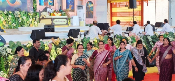 વાલિયા ભાગવત જ્ઞાન યજ્ઞના બીજા દિવસે ભગવાન શ્રી કૃષ્ણના રાસનો લ્હાવો લીધો