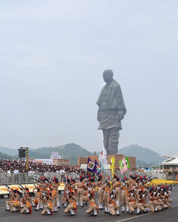 એકતાનગર ખાતે રાષ્ટ્રીય એકતા દિવસની શાનદાર ઉજવણી એકતાનગર ખાતે રાષ્ટ્રીય એકતા દિવસની શાનદાર ઉજવણી