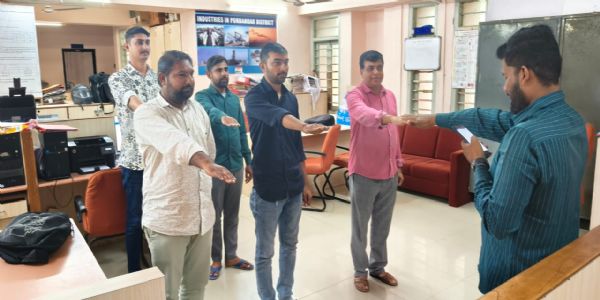 પોરબંદર જિલ્લા ઉદ્યોગ કેન્દ્ર ખાતે “રાષ્ટ્રીય એકતા દિવસ” નિમિત્તે સપથ ગ્રહણ કાર્યક્રમ યોજાયો