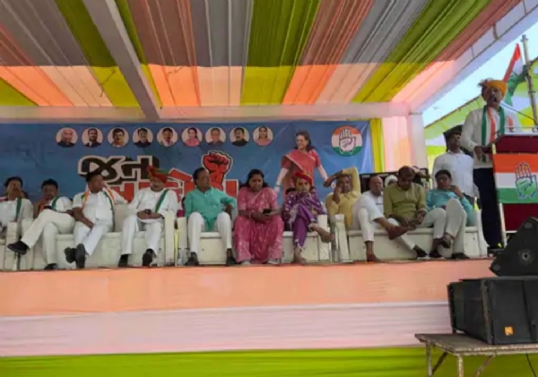 વડું ખાતે કોંગ્રેસની જન આક્રોશ સભા: મોંઘવારી, બેરોજગારી અને વોટ ચોરી મુદ્દે તીવ્ર પ્રતિકાર