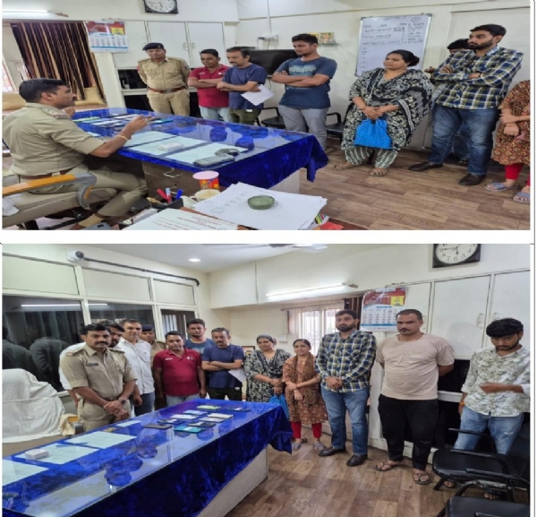 તેરા તુજકો અર્પણ કાર્યક્રમ હેઠળ મહેસાણા બી-ડિવિઝન પોલીસ દ્વારા ગુમ થયેલ મોબાઈલ્સ માલિકોને પરત