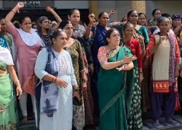 આશા વર્કર અને ફેસિલિટેટર બહેનોના વેતન વધારો અને કામકાજની સુવિધા બાબતે રજૂઆત