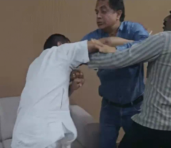 ભાજપ કાર્યાલયમાં બે કાર્યકર્તા વચ્ચે તોફાની ઝઘડો