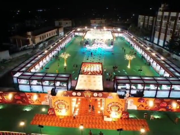 સ્વદેશી મેળાનો ડ્રોન નજારો