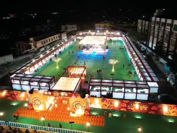 સ્વદેશી મેળાનો ડ્રોન નજારો