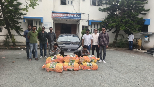 રાણાવાવ પોલીસે 540 લીટર દેશી દારૂ સાથે 1 શખ્સને ઝડપી પાડ્યો.