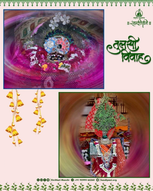 હરિમંદિર ખાતે તુલસિવિવાહની ધામધૂમ થી ઉજવણી કરાશે.