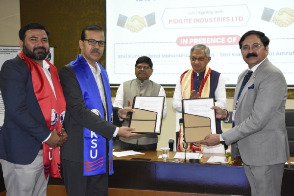 કૌશલ્યા - ધ સ્કિલ યુનિવર્સિટી સાથે MoU સંપન્ન કર્યા