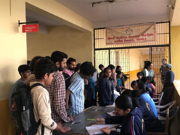 પોરબંદર તાલુકા કક્ષાની ખેલ મહાકુંભ 2025 ચેસ સ્પર્ધા સફળતાપૂર્વક યોજાઈ.