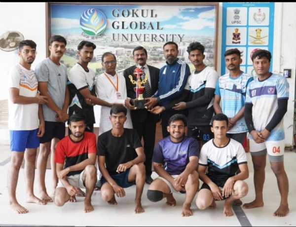 ખેલ મહાકુંભ કબડ્ડી ટુર્નામેન્ટમાં ગોકુલ યુનિવર્સિટી તાલુકા કક્ષાએ ચેમ્પિયન બની ખેલ મહાકુંભ કબડ્ડી ટુર્નામેન્ટમાં ગોકુલ યુનિવર્સિટી તાલુકા કક્ષાએ ચેમ્પિયન બની