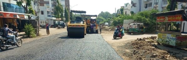 ભાવનગર શહેરમાં મહાનગરપાલિકા દ્વારા માર્ગ મરામત- નવા રસ્તાઓ બનાવવાની કામગીરી પૂરજોશમાં ભાવનગર શહેરમાં મહાનગરપાલિકા દ્વારા માર્ગ મરામત- નવા રસ્તાઓ બનાવવાની કામગીરી પૂરજોશમાં