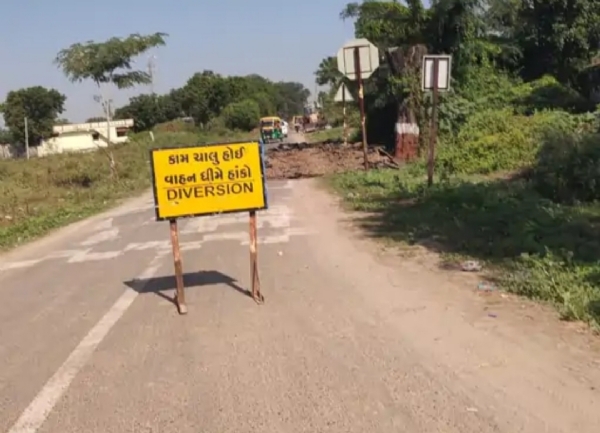 ઘરમોડા–ચંદુમાણા માર્ગનું રીશરફિંગ શરૂ, વાહનચાલકોમાં રાહત