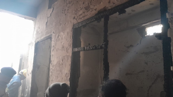 શોર્ટ સર્કિટથી લાગેલી આગ બાદ ઘરનો ફોટો શોર્ટ સર્કિટથી લાગેલી આગ બાદ ઘરનો ફોટો