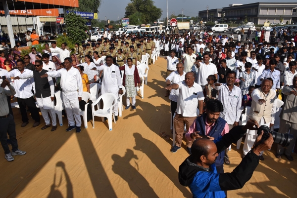 સરદાર પટેલ 150 યુનિટી માર્ચ – બેચરાજી વિધાનસભામાં પદયાત્રાનું ભવ્ય આયોજન