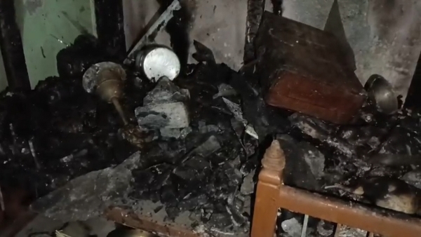 કુણવદર ગામે રહેણાંક મકાનમા આગ લાગતા દીકરીનો કરિયાવર બળીને ખાખ.