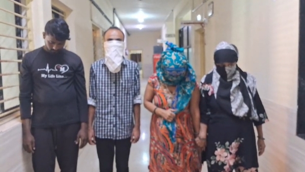 પોરબંદરના છાંયા વિસ્તારમાંથી કુટણખાનું ઝડપાયુ. પોરબંદરના છાંયા વિસ્તારમાંથી કુટણખાનું ઝડપાયુ.