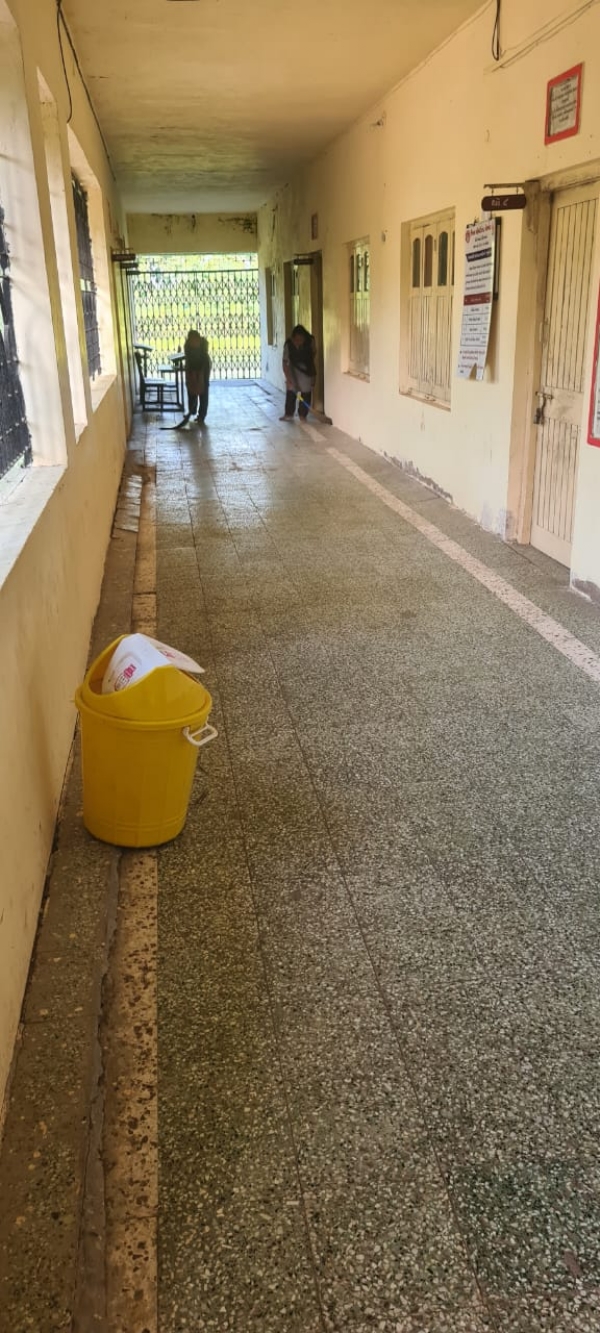 પોરબંદર જિલ્લામાં રાણા વડવાળા હાઈસ્કુલમાં સરદાર પટેલની 150 મી જયંતિ નિમિત્તે સ્વચ્છતા અભિયાન.