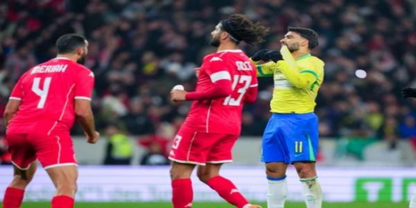 બ્રાઝિલ અને ટ્યુનિશિયા વચ્ચેની મૈત્રીપૂર્ણ મેચ 1-1 થી ડ્રો રહી