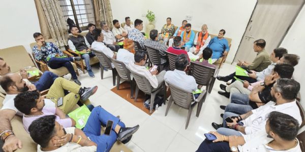 ભરૂચ ભાજપા પ્રમુખે ખેડૂતોને થયેલ નુકસાનીનું વળતર વહેલી તકે મળે તે અંગે માહિતી આપી