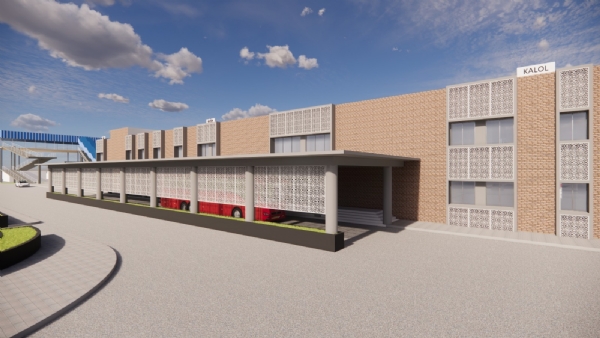 કલોલ સ્ટેશનનો ઝડપી પુનર્વિકાસ ચાલી રહ્યો છે