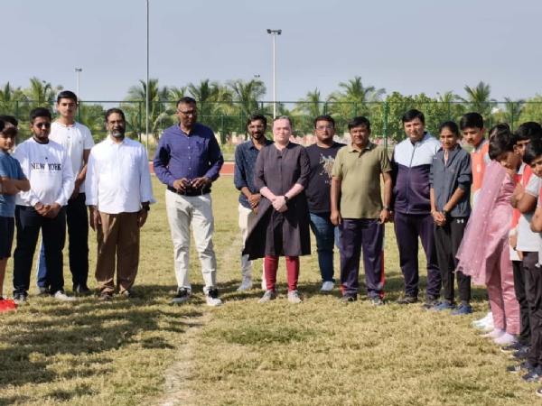 પોરબંદર ખાતે ખેલ મહાકુંભ અંતર્ગત જિલ્લા કક્ષાની ફૂટબોલ સ્પર્ધાનું આયોજન કરાયું.