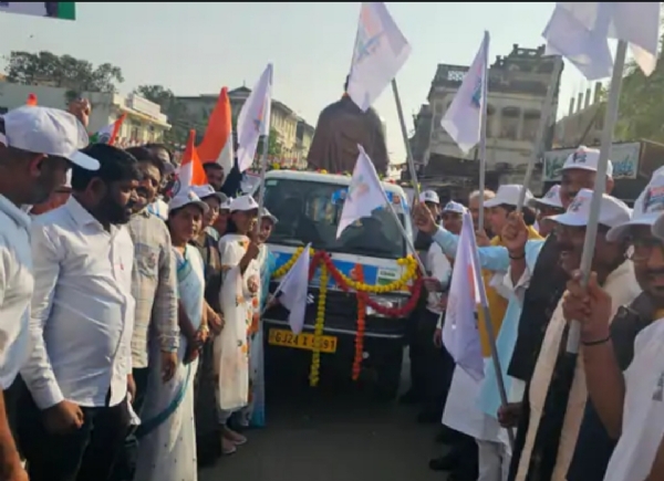 સરદાર વલ્લભભાઈ પટેલની 150મી જન્મજયંતિ ભાગરૂપે  સિદ્ધપુરમા ‘સરદાર 150 યુનિટી માર્ચ’નું આયોજન કરવામાં આવ્યું