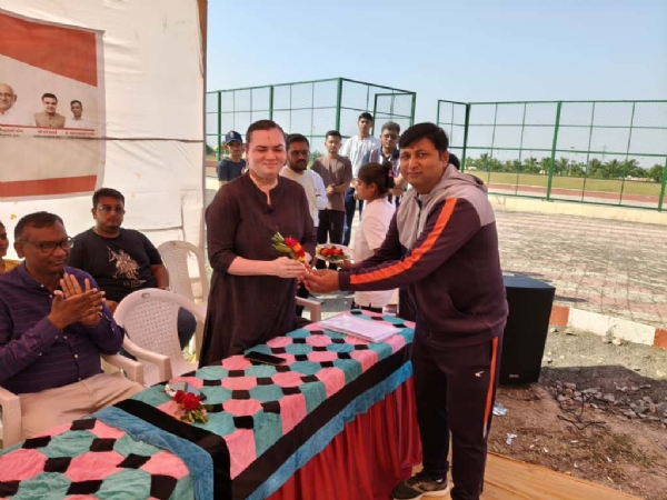 પોરબંદર ખાતે ખેલ મહાકુંભ અંતર્ગત જિલ્લા કક્ષાની ફૂટબોલ સ્પર્ધાનું આયોજન કરાયું.