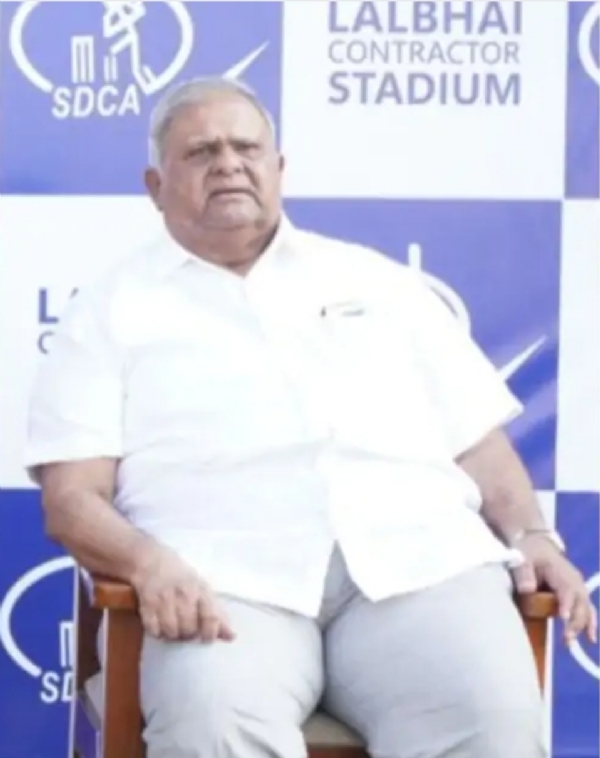 SDCA પ્રમુખ કનૈયા કોન્ટ્રાક્ટર