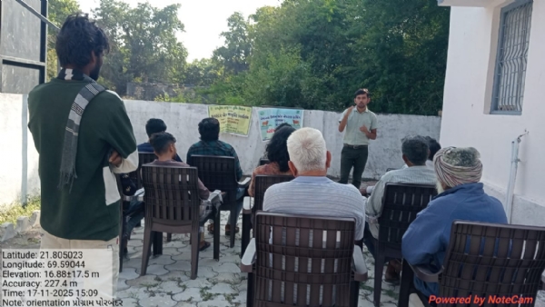 બાવળવાવ ગામે NMNF યોજનાંતર્ગત ઓરિએન્ટેશન પ્રોગ્રામ યોજાયો. બાવળવાવ ગામે NMNF યોજનાંતર્ગત ઓરિએન્ટેશન પ્રોગ્રામ યોજાયો.