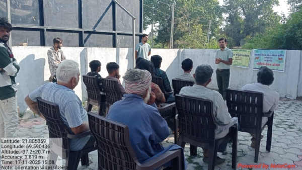 બાવળવાવ ગામે NMNF યોજનાંતર્ગત ઓરિએન્ટેશન પ્રોગ્રામ યોજાયો. બાવળવાવ ગામે NMNF યોજનાંતર્ગત ઓરિએન્ટેશન પ્રોગ્રામ યોજાયો.