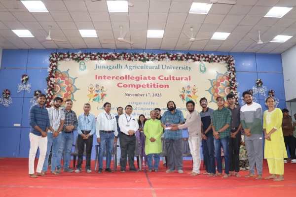 કૃષિ મહાવિદ્યાલય સાંસ્કૃતિક સ્પર્ધાઓનું આયોજન કરાયુ