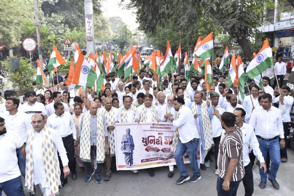 વરાછા વિધાનસભાની સરદાર @ ૧૫૦ યુનિટી માર્ચ પદયાત્રા