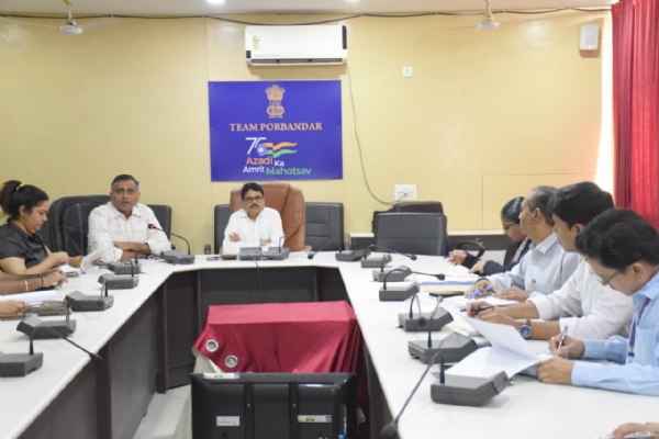 ઇન્ચાર્જ કલેક્ટરની અધ્યક્ષતામાં જિલ્લા સંકલન સહ ફરિયાદ નિવારણ સમિતિની બેઠક યોજાઈ.