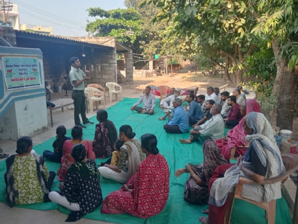 વિંઝરાણા ગામમાં ખેડૂતોને પ્રાકૃતિક ખેતીની વિસ્તૃત જાણકારી અપાઈ.